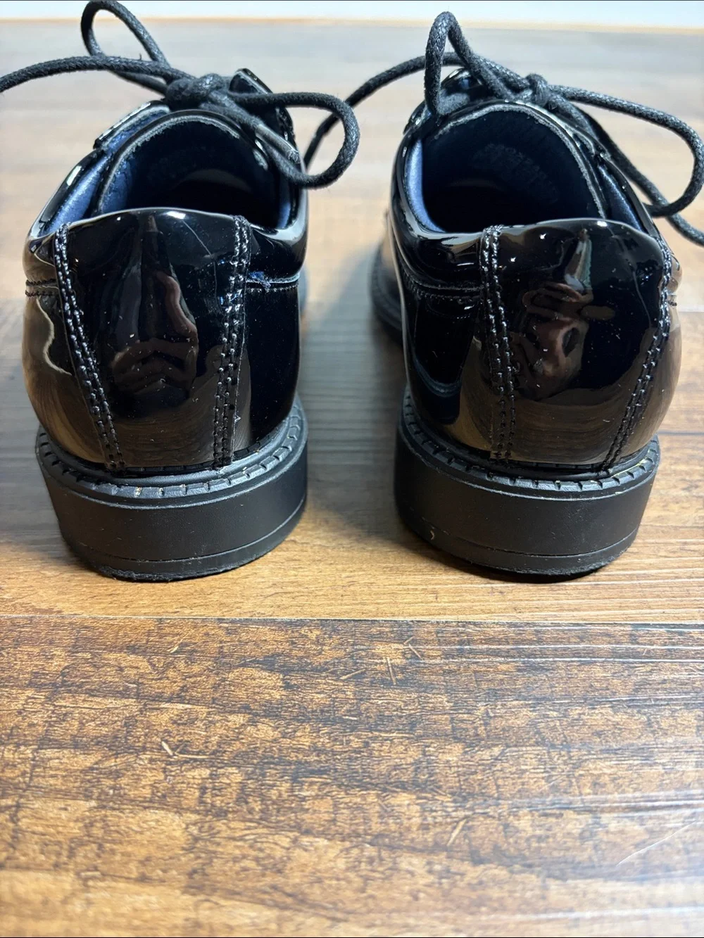 Bruno Marc Kids Black Patent Dress Shoes - Lace-Up